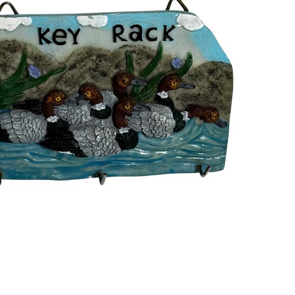 Vintage Duck Key Holder Hunting Cabin Cottage Outdoors Rustic - Picture 4 of 7